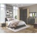 Кровать «ЛАЙТ» двуспальная 1400 (цвет - Серый глянец)