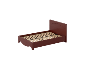 Кровать «ГАЛА» двуспальная 1400 (цвет - Альберо Россo)