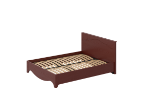 Кровать «ГАЛА» двуспальная 1600 (цвет - Альберо Россo)
