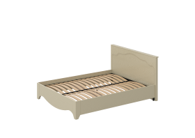 Кровать «ГАЛА» двуспальная 1600 (цвет - Рoял Вуд кофе, Дуб Атланта)